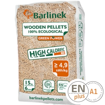 Pellet Barlinek 6 mm Paleta 975 kg