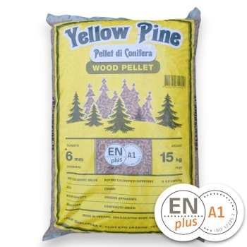 Pellet Yellow Pine 6 mm Paleta 975 kg